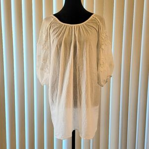Korean Elegant White Lace Women's Top